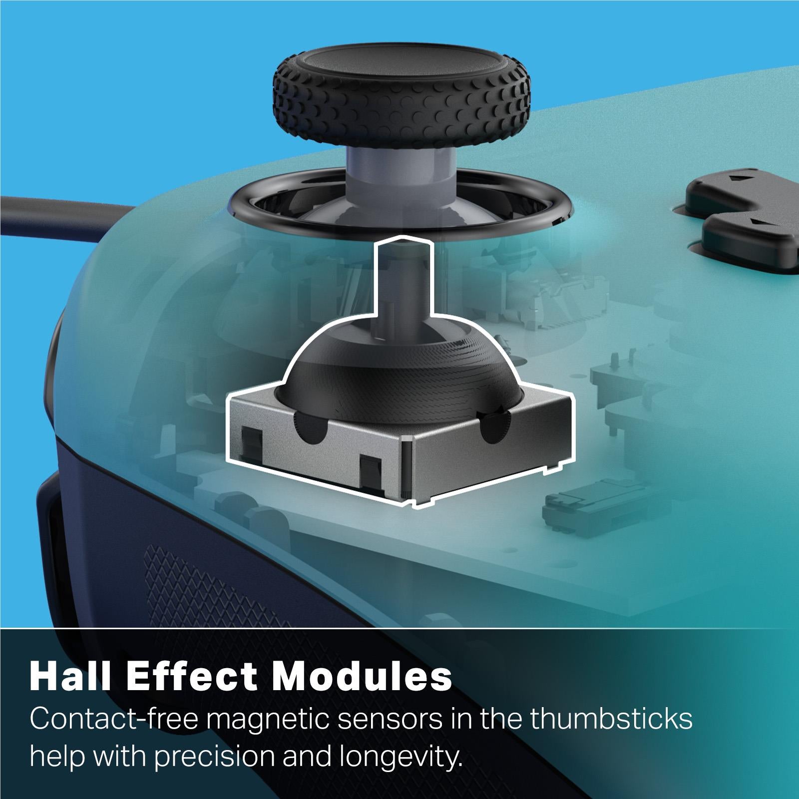 PowerA Advanced Wired Controller with hall effect modules for Nintendo Switch 2 (Mario Time)